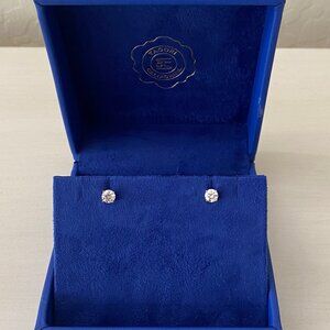 BRAND NEW 1ct (.5 each) TACORI Lab Grown Diamond Solid 18k Gold Stud Earring